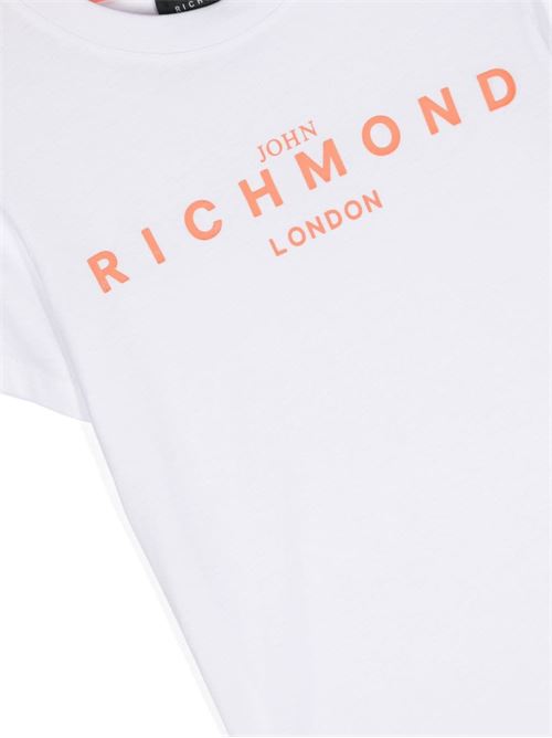 t-shirt bambino RICHMOND Junior | RBP24002TSSWWHITEPEACH